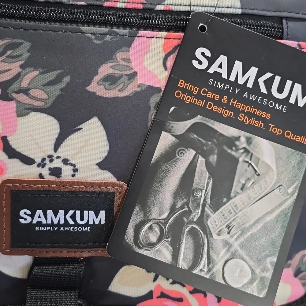 SAMKUM Floral Baby Changing Mat